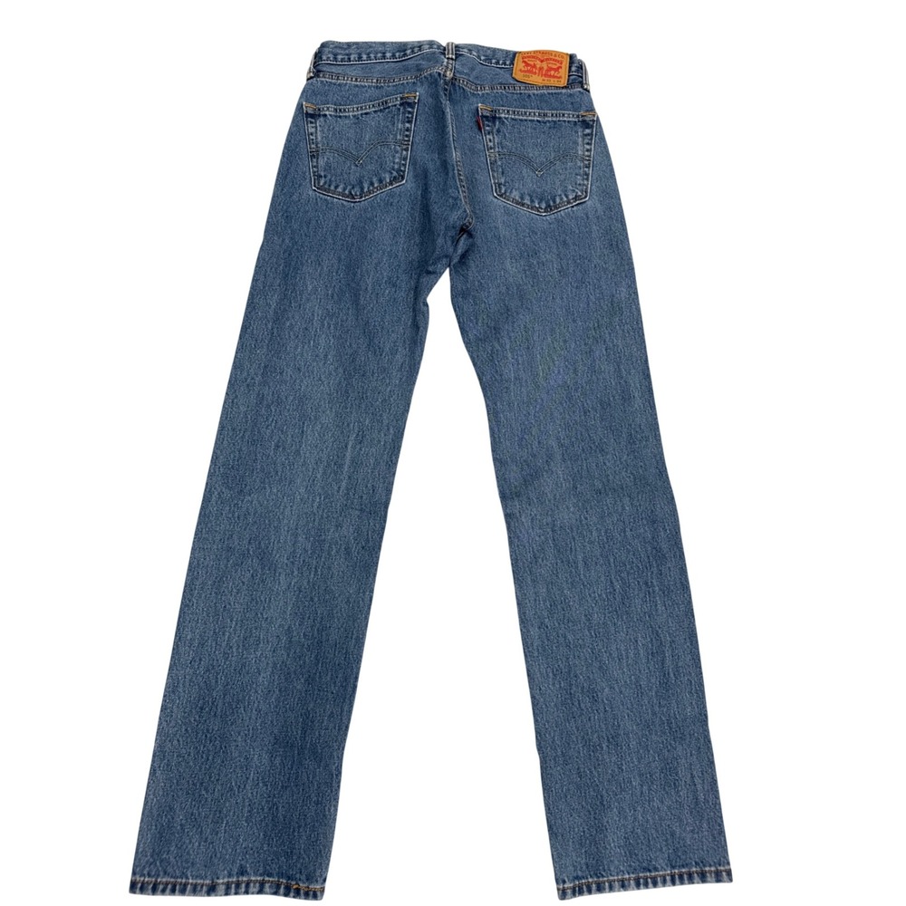 Levis 505 Regular Fit Straight Leg Jeans Mens 33x34 Medium Wash Blue 00505-4891